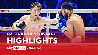 Naoya Inoue survives knockdown & DEMOLISHES Nery 😳| Highlights