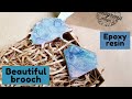 Brooch with acrylic paint and epoxy resin * DIY * Tutorial * Melagrana design