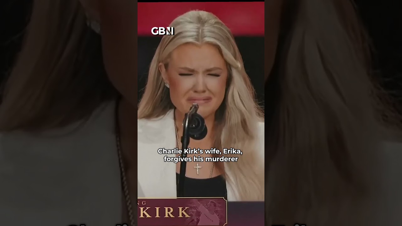 Charlie Kirk’s wife, Erika, forgives his murderer