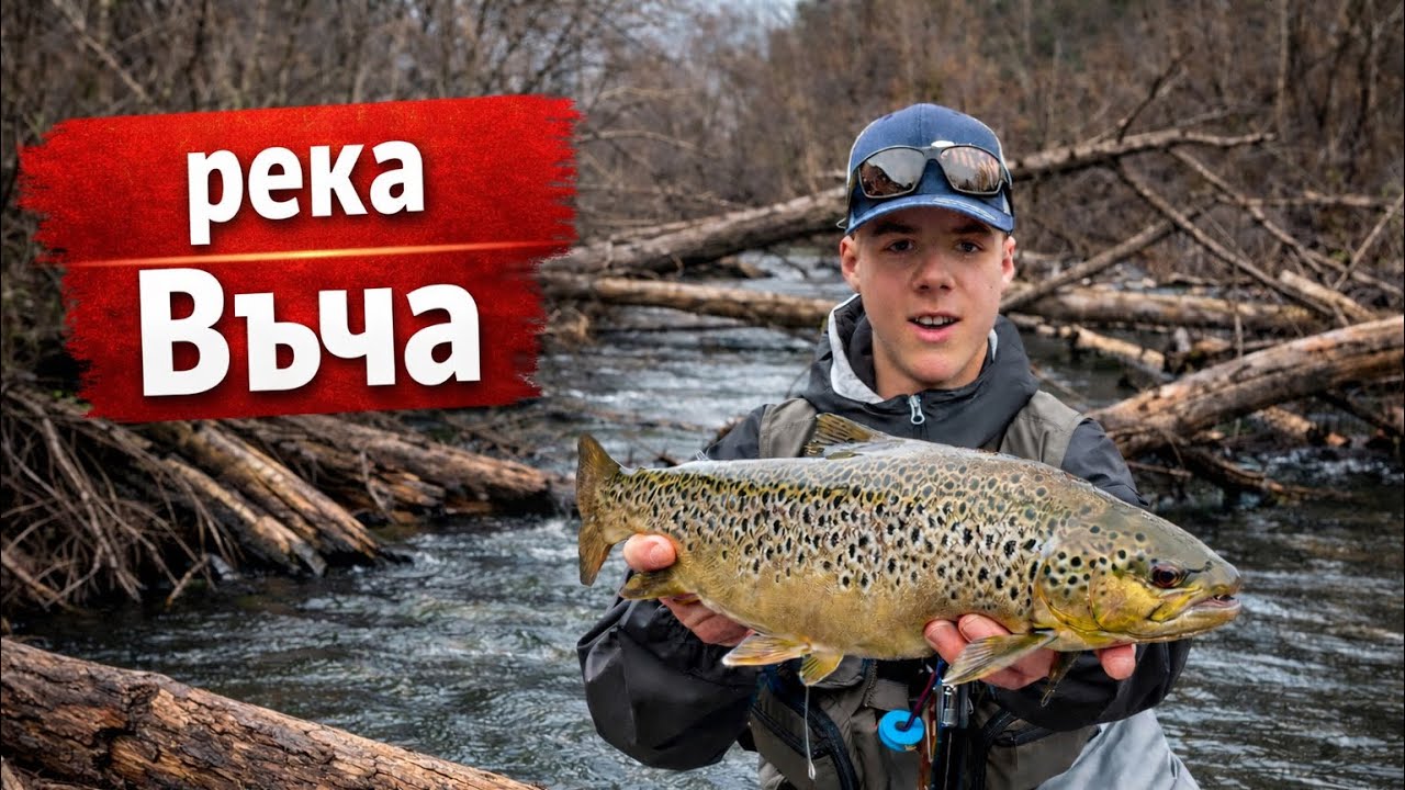 СКЪСА МИ! ГИГАНТИ на река Въча! РИБОЛОВ на ПЪСТЪРВА!
