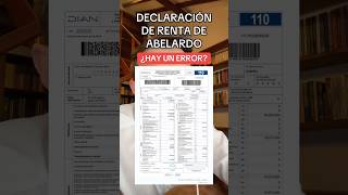 Abelardo y su declaración de renta
