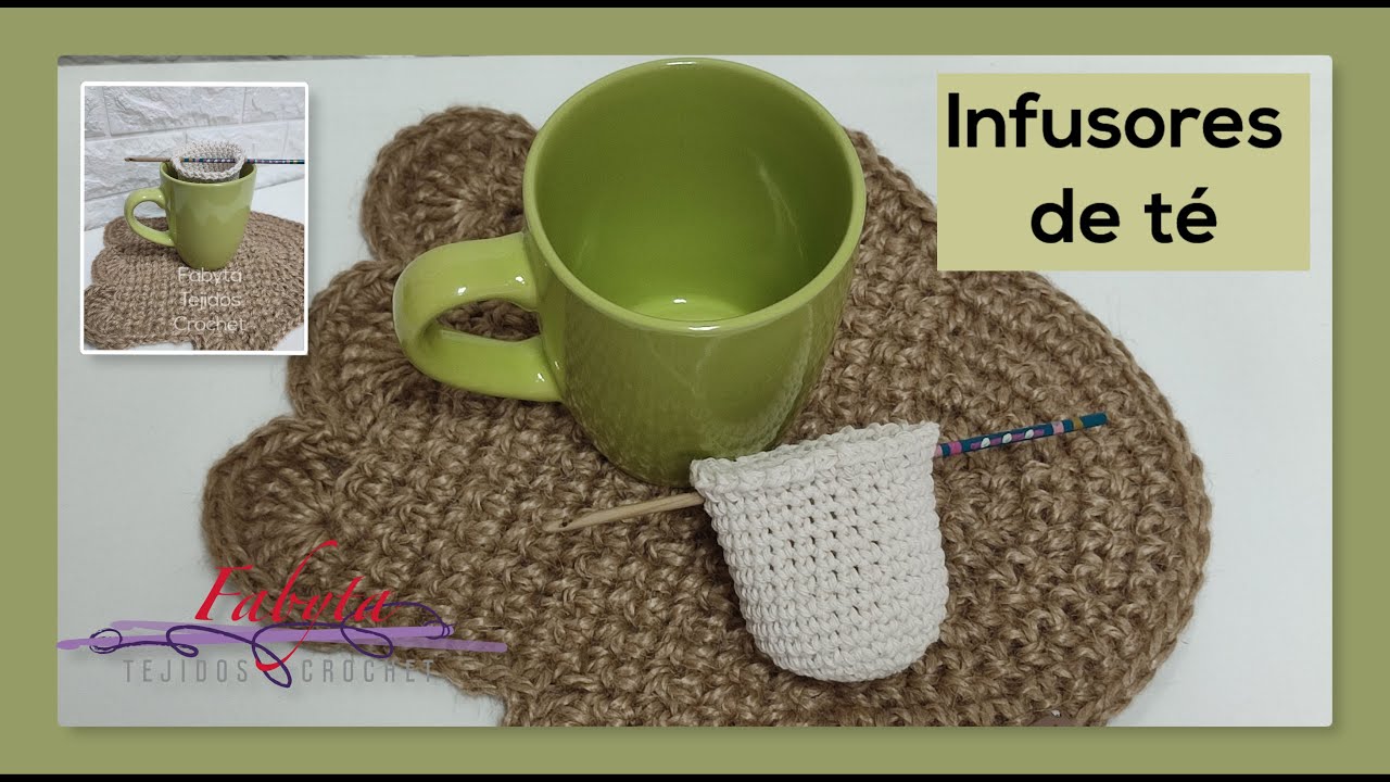 Infusores de te en crochet 