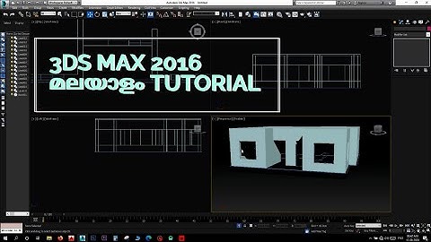 3Ds Max 2016, Malayalam tutorial, House Elevation.