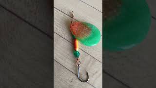 Custom made inline spinners #fish #fishing #shorts #youtubeshorts #viral