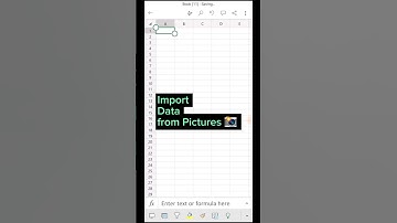Import Data from Picture 📸  in Excel #excelshorts #exceltech