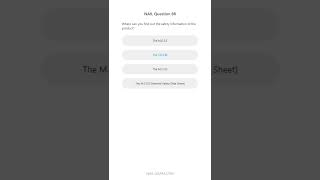 NAIL Test 2023 #88: Where can you find out the safety information of the product? Profile