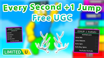[UGC LIMITED] Every Second You Get +1 Jump Power | Auto Wins / Spins Script