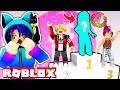 PLAYING FASHION FAMOUS WITH MY GF! Wengie Was SO GOOD At This Roblox Game!
