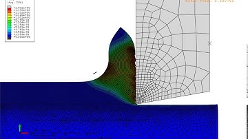 Abaqus CAE explicit HSC orthogonal cutting HSC PEEQ
