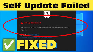 Epic Games Self Update Failed Problem (ERROR CODE: SU-PQE1223) || Epic Games launcher Not Installing