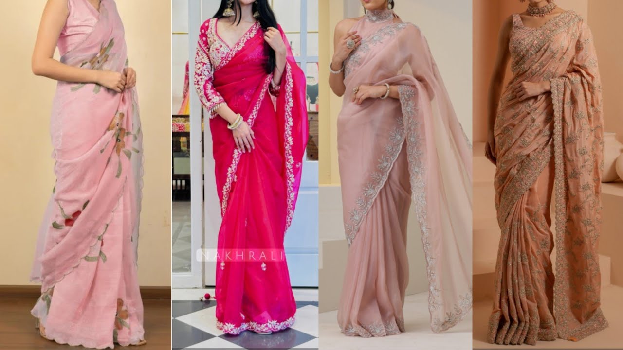 Trending saree designs 2026 // trendy saree for wedding 