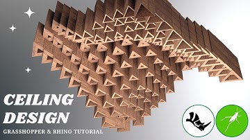Parametric Ceiling Design Grasshopper Tutorial (Rhino 3d)