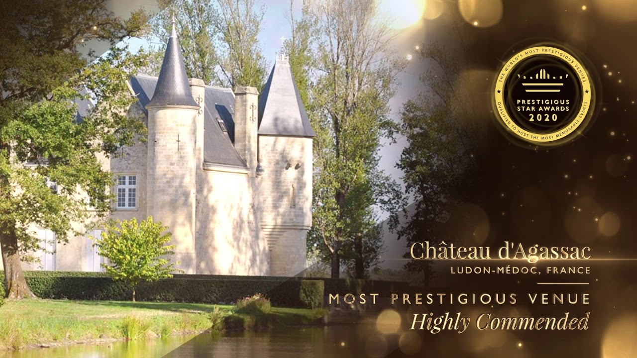 World's Most Prestigious Venue - Highly Commended, Chateau dAgassac, Prestigious Star Awards 2020