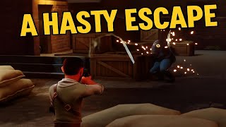A HASTY ESCAPE | The Lamplighters League | Walkthrough, Gameplay, No Commentary, 4K screenshot 4