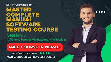 #3|Differenece between Verification and Validation with Cake Example |#ManualTestingCourse|Nepali