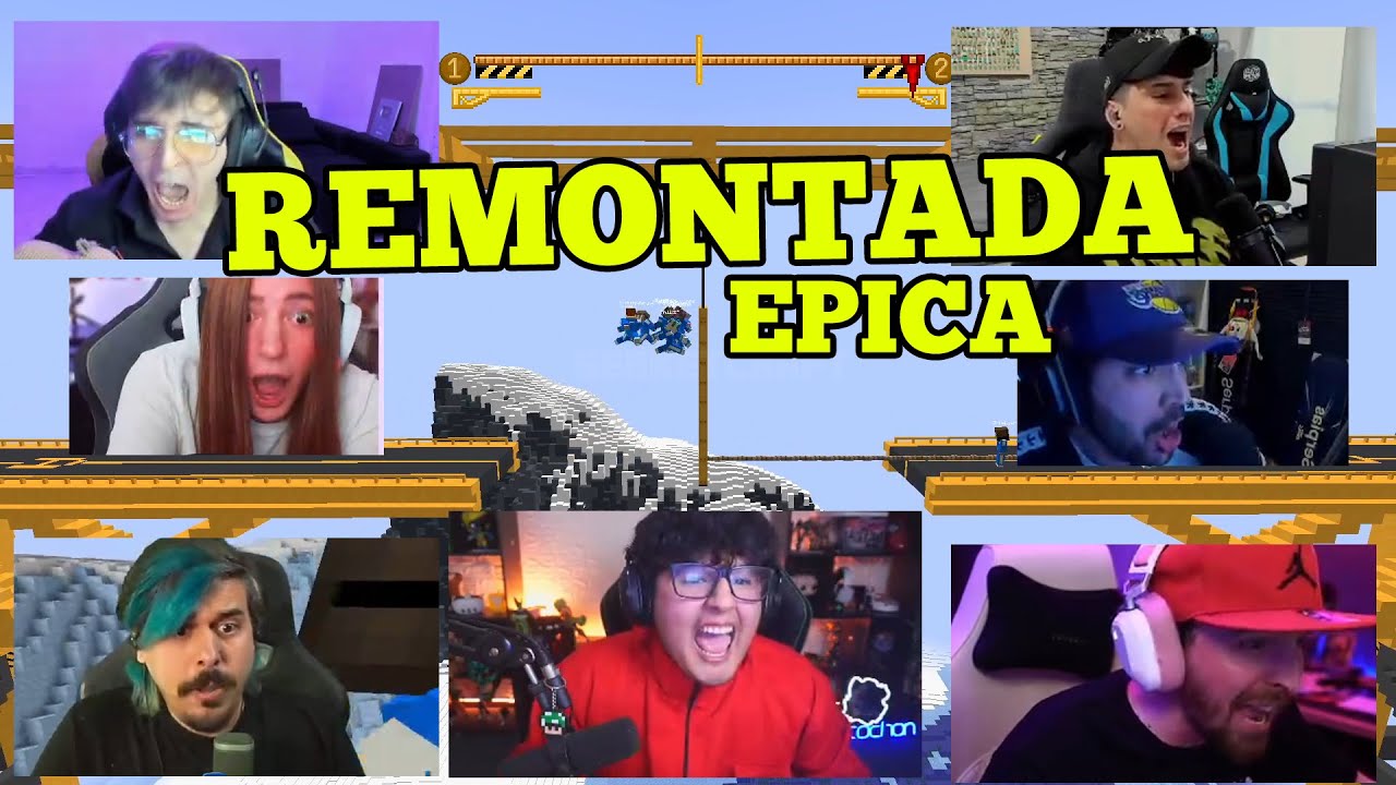 La remontada del TEAM MAFIA SECUENCIA COMPLETA (multi cámara)|  EQUIPO 9 | SQUID CRAFT GAME 3