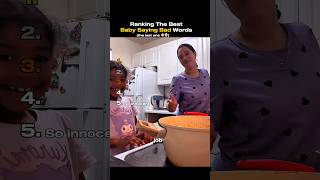 Ranking The Best Baby Saying Bad Words #shorts #tiktok