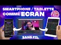 Tablette ou smartphone comme second cran