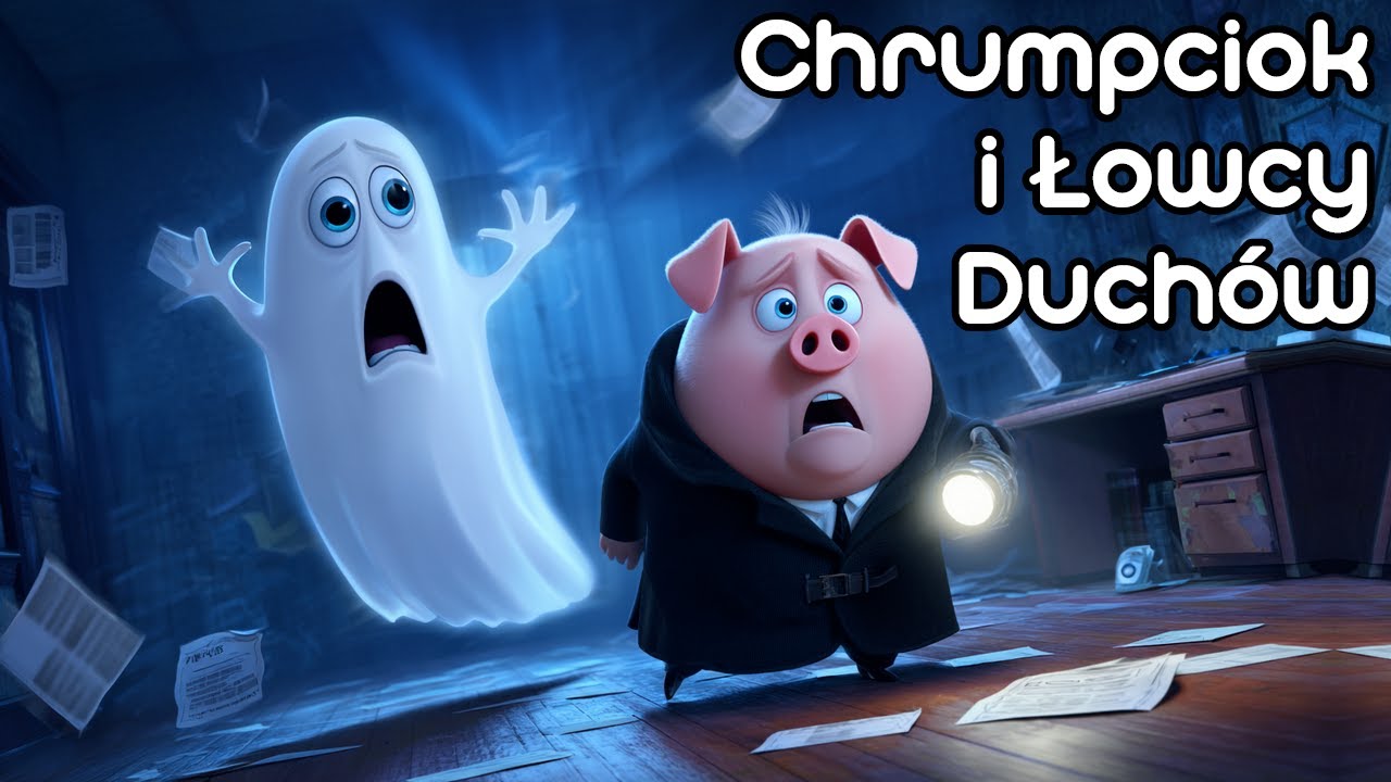 🐷 Detektyw Chrumpciok i Łowcy Duchów 👻 | Bajka słuchowisko dla dzieci🌙 | Audiobook 🎶