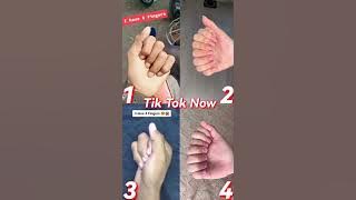 (HAND TREND)Who'stheBest?1,2,3 or 4?#shorts #tiktok #viral