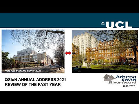 UCL Queen Square Institute of Neurology Annual Address For The Academic Year 2021/2022 - Nov 2021