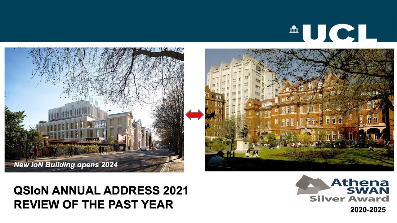 UCL Queen Square Institute of Neurology Annual Address For The Academic Year 2021/2022 - Nov 2021