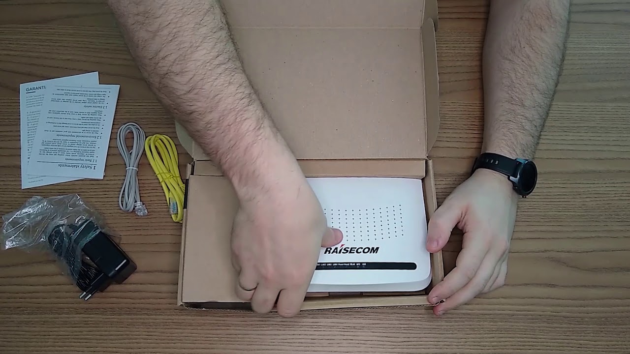 Unboxing: ONU HT803G-W da Raisecom - GPON - YouTube