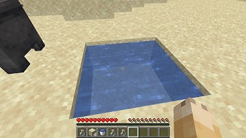 Minecraft infinite water source with one bucket!