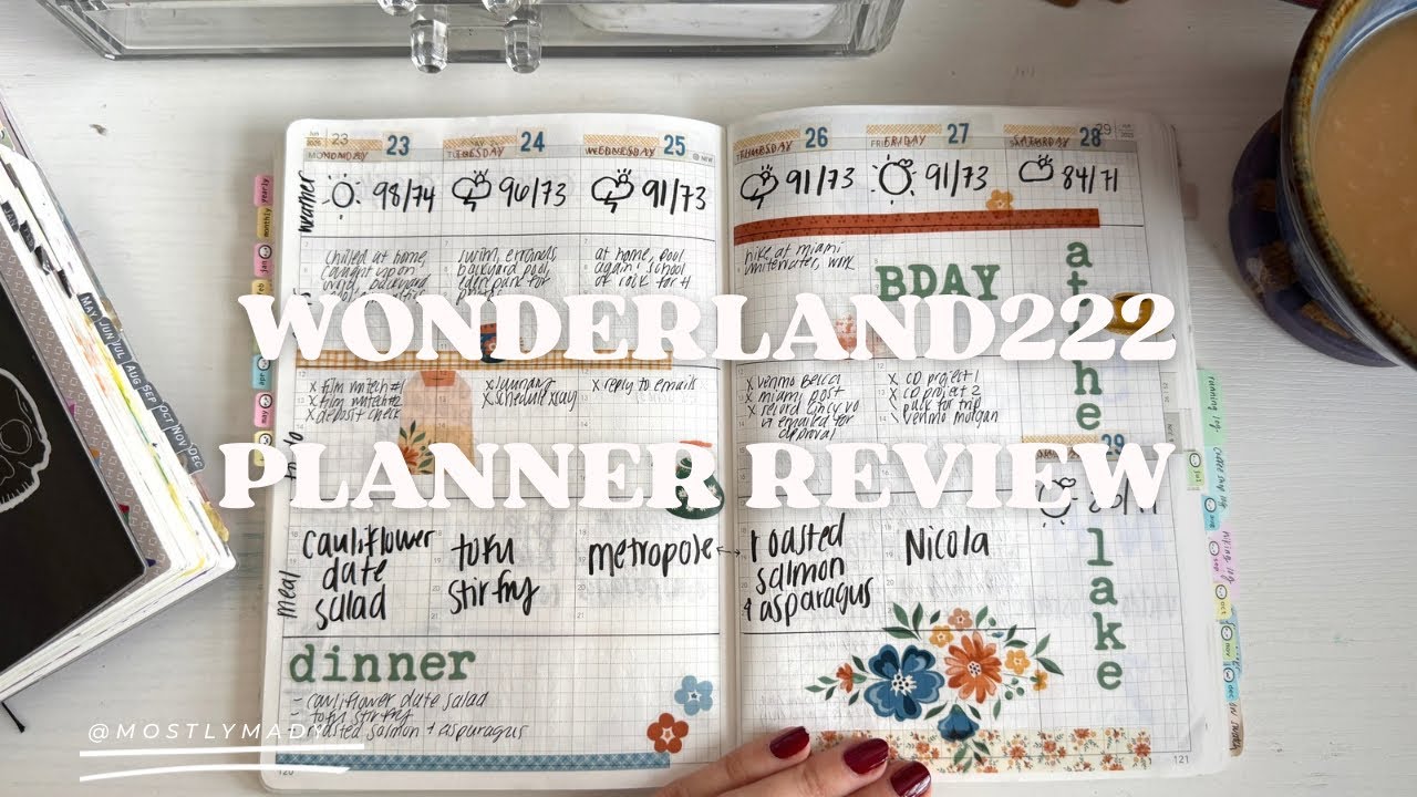 Wonderland222 Planner Review & Flip Through