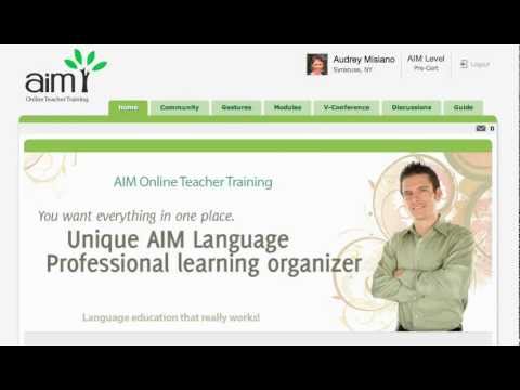 AIM Language Learning Online Training Tutorial