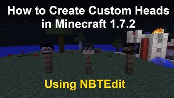 How to create Custom Heads in Minecraft w/ NBTEdit (1.6.4)