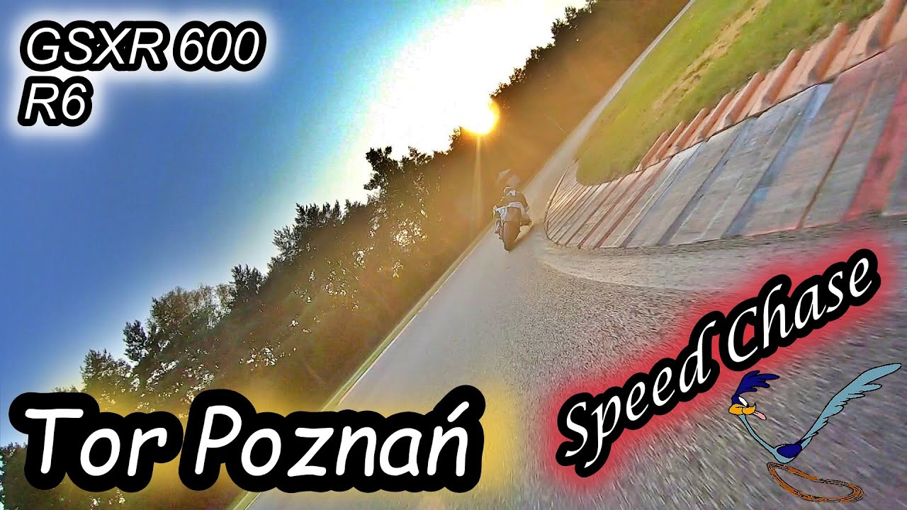 Tor Poznań - Luźny trening przy zachodzie słońca | Speed Chase | Suzuki GSXR 600 Racing | Onboard