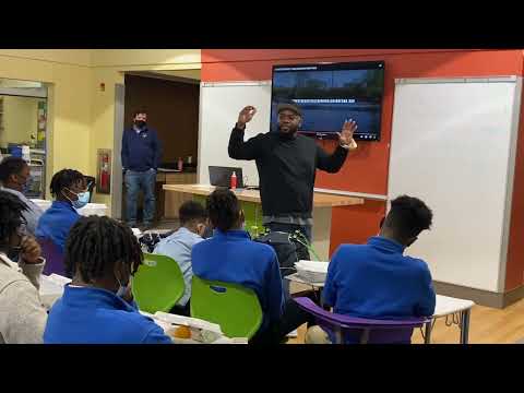 Arshay Cooper visits The Neighborhood Academy