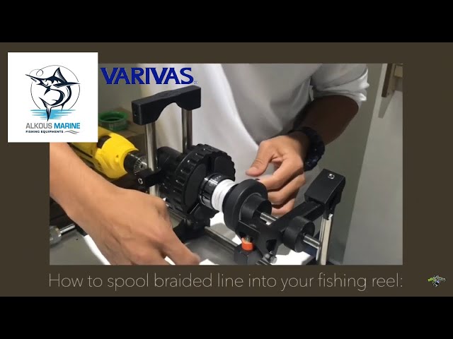 How to Spool a Spinning Reel with Braid by Line Winding Machine