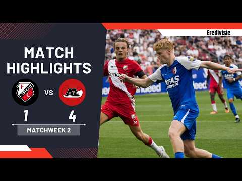 FC Utrecht - AZ Alkmaar | 1-4 | Highlights | Eredivisie 2026-27 | utrecht az