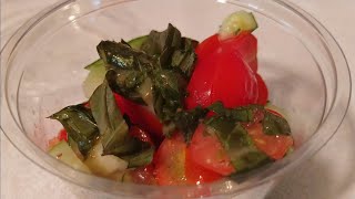 Panera Bread: Tomato, Basil, & Cucumber Salad Review