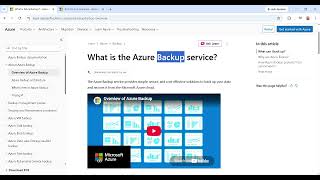 Azure Backup – Introduction