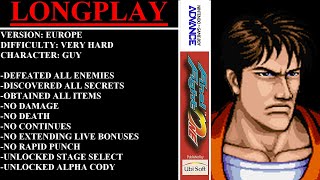 Final Fight One [Europe] (Game Boy Advance) - (Longplay - Guy | Very Hard Difficulty)