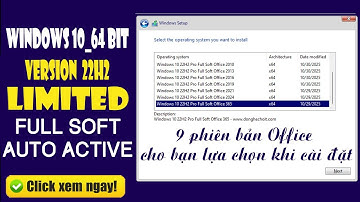 Bộ cài Iso Windows 10 22H2 Limited | Học sửa chữa máy tính