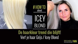 Grijs Blond Verven Icey Blond Haartrend 2018