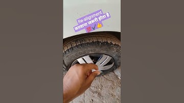 car re-alignment necessary 💯🔥✌️ #shorts #mechtechsubhu #shortsfeed #car #alignment