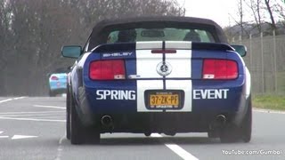 Ford Mustang Shelby GT500 Convertible - Acceleration SOUND!