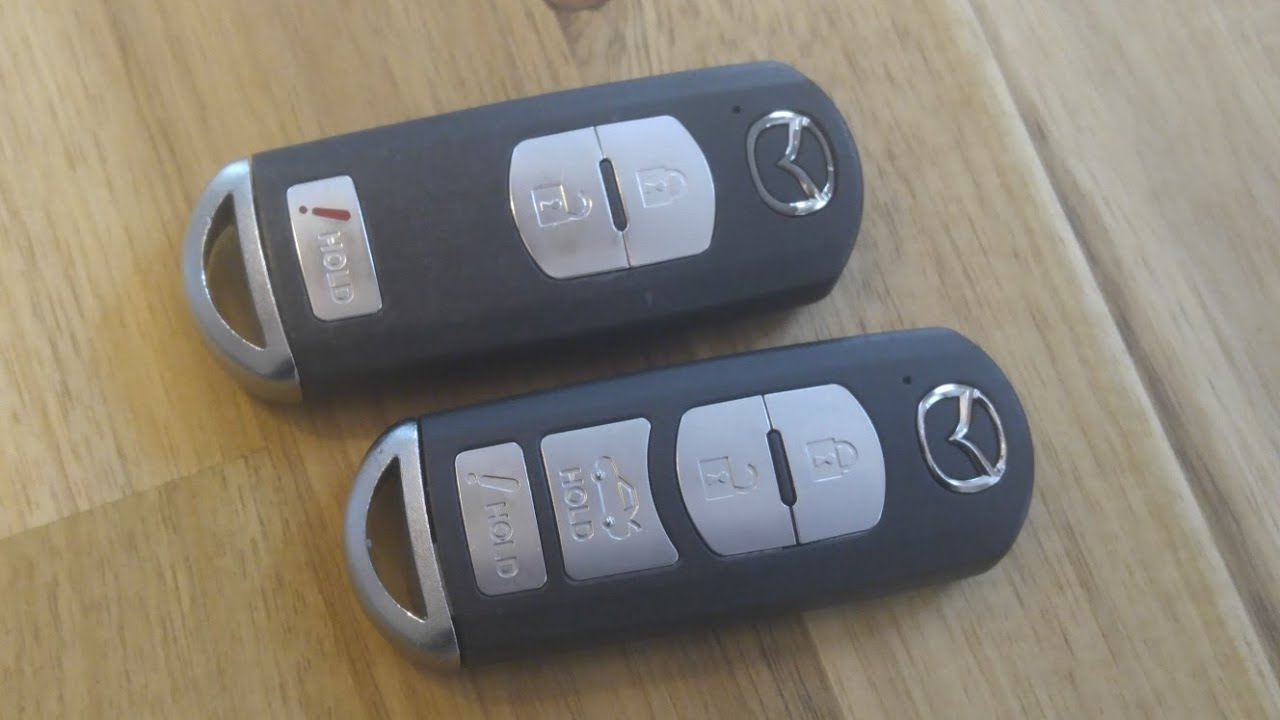 Mazda Key Fob Remote Battery Replacement - DIY - YouTube