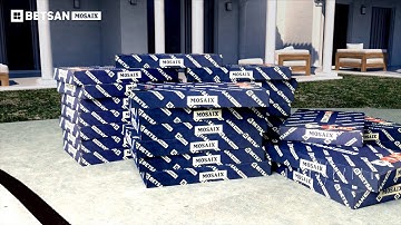 Betsan’s new mosaic mounting method; SilyCord system  (video)