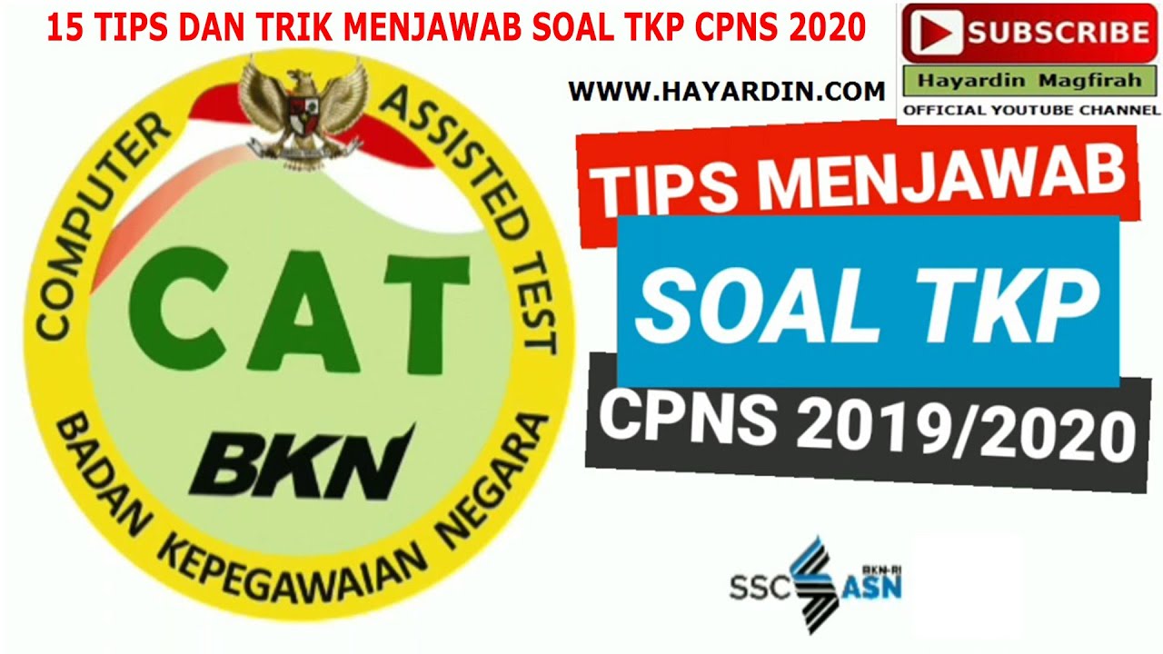 15 TIPS DAN TRIK MENJAWAB SOAL TKP CPNS 2020 YouTube 15 TIPS DAN TRIK MENJAWAB SOAL TKP CPNS 2020 YouTube