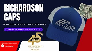 Insider look at Embroidered Richardson Caps