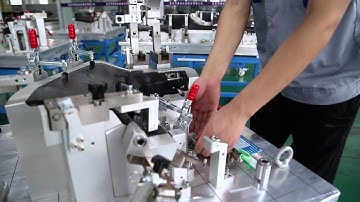 TTM19213 Lower Pillar  A plastic part checking fixture video