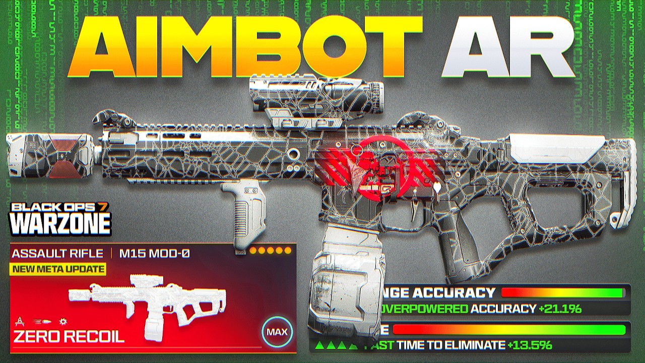 the *NEW* OVERPOWERED M15 MOD-0 AR META LOADOUT for WARZONE BO7! (Best Assault Rifle Class Setup)