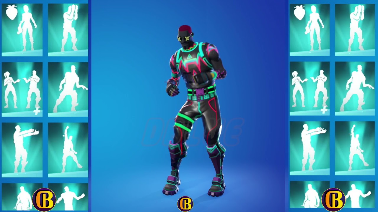fortnite Liteshow Skin Showcase With Icon Series Dances & Emotes | Fortnite  Series