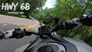 Lot's of TWISTS & TURNS on Hwy 68!